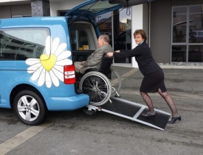 Wheelchair accessible vehicle in Wellington